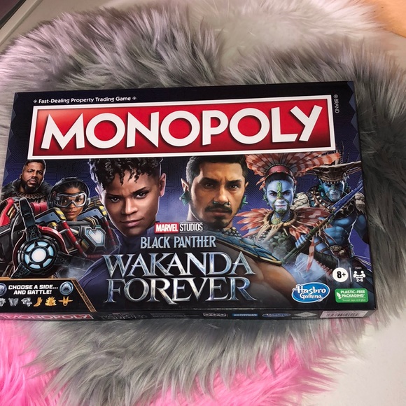 Monopoly Board game MARVEL BLACK PANTHER WAKANDA FOREVER New!!! - Picture 1 of 5